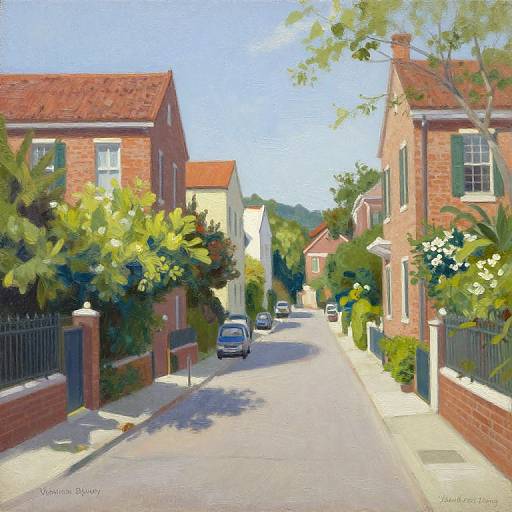 Venetian Byway Oil Painting Scene