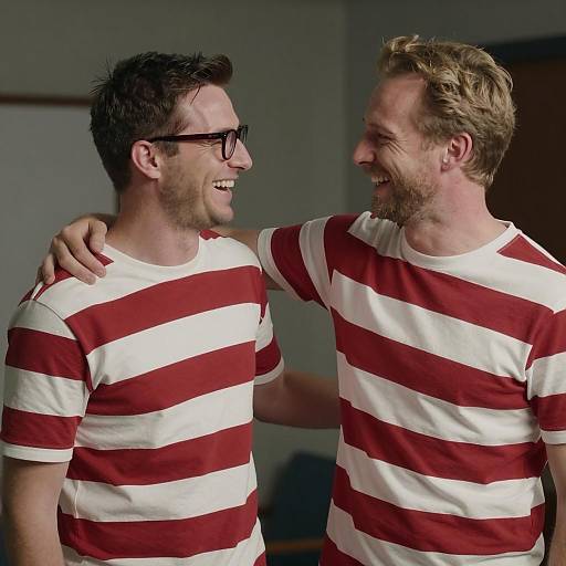 Joyful Friendship in Dim Light