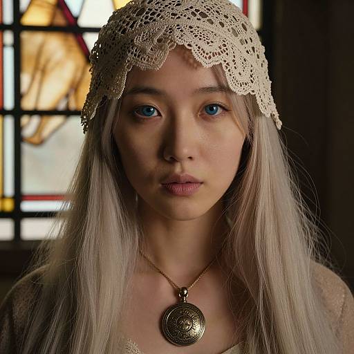 Photorealistic Portrait of Enigmatic Woman