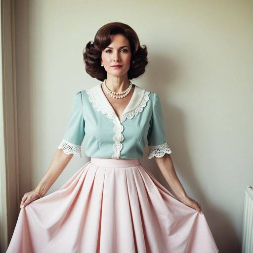 Vintage 1960s French Style Woman