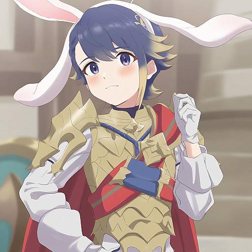 Illustration of Alfonse (fire emblem), fire emblem in the style of Sincos