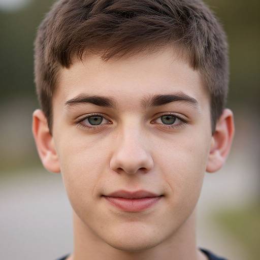 Portrait of Proud Young Man