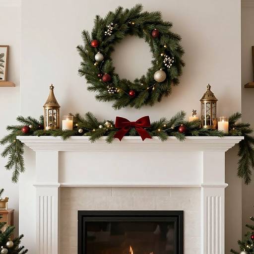 Fabulous Christmas Mantel Decorating Ideas