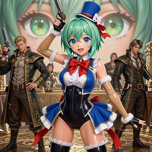 Shiki Eiki in Ornate Adventurer Attire