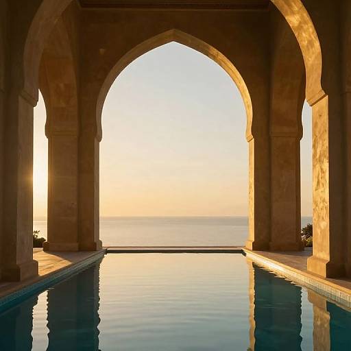 Golden Light Serenity Pool