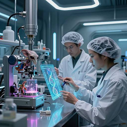 Sci-Fi Alien Bioengineering Lab