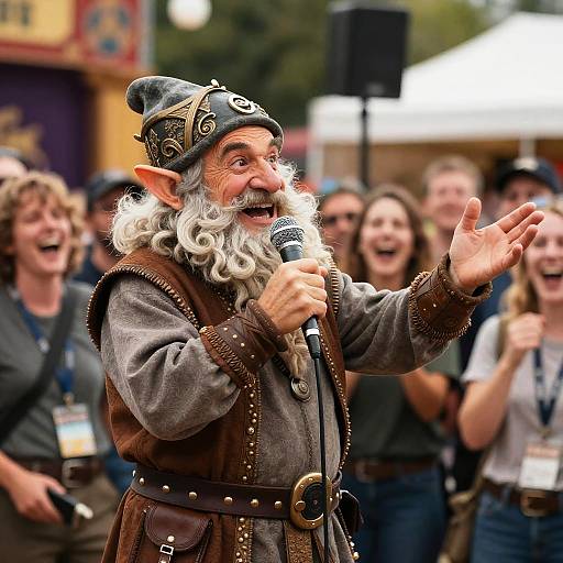 Jovial Dwarf Comedy Festival Scene