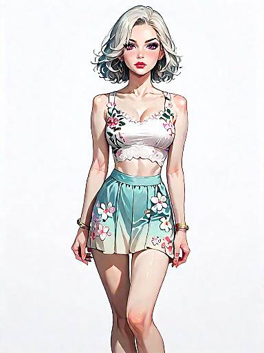 Summer Fashion: Floral Crop Top Outfit