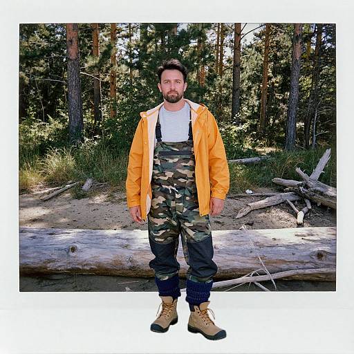Stylish Fisherman in Camouflage Cove