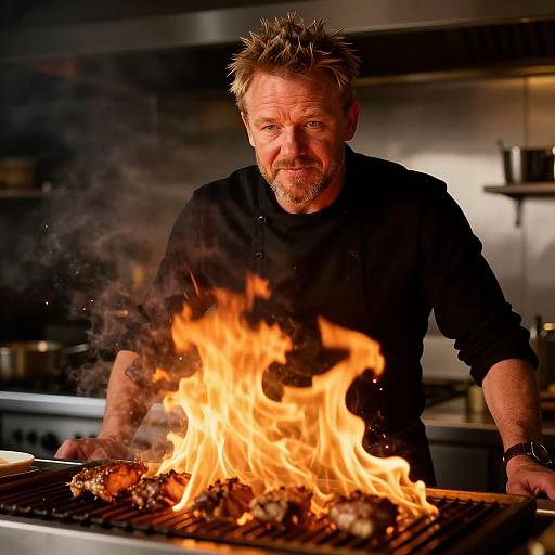 Fiery Gordon Ramsay at Gourmet Grill