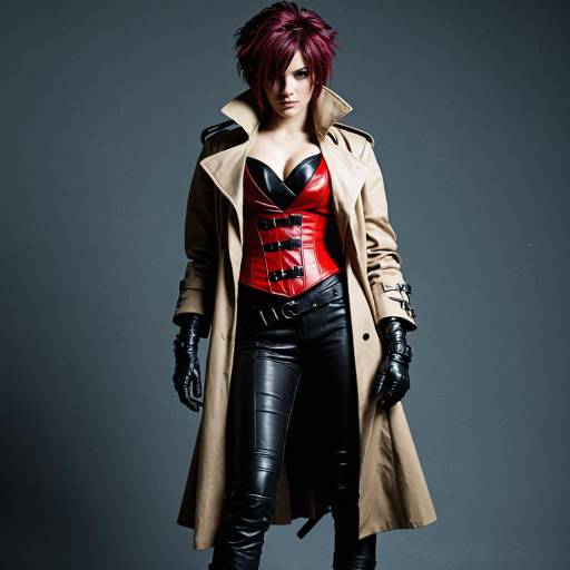 Seductive Gambit Cosplay with Trench Coat
