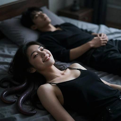 Photorealistic Lover Girl with Tentacles