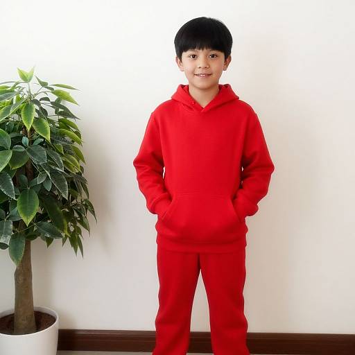 Red Sports Day Costume Boy