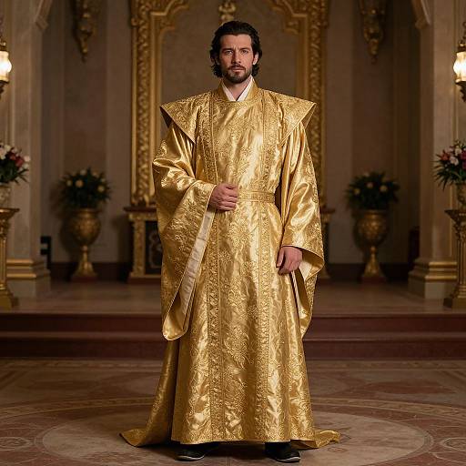 Man in Golden Robe Eri Costume