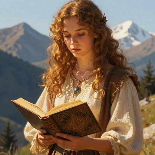 Enchanted Librarian in Avila Mountains