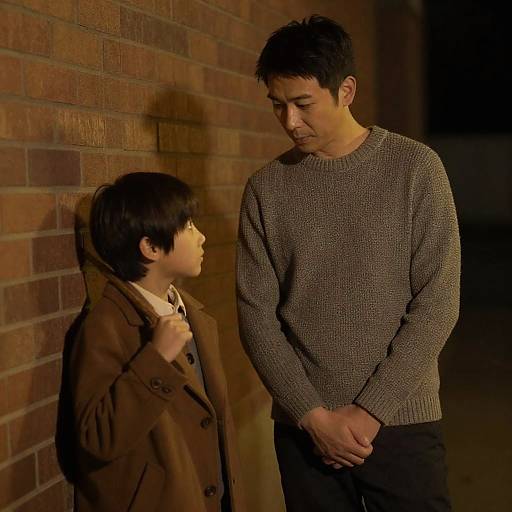 Intimate Night Photograph of Two Men