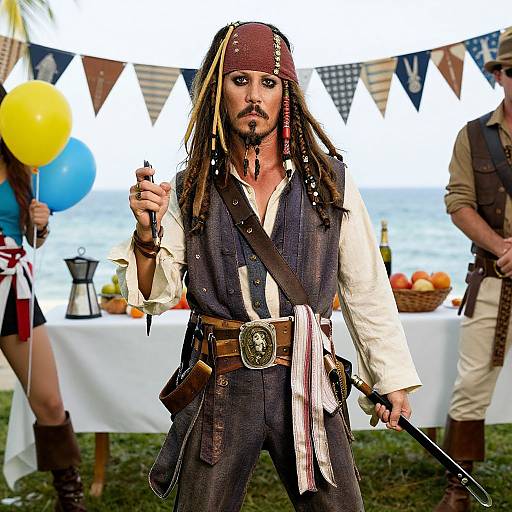Pirate Costume Party with Jack Sparrow