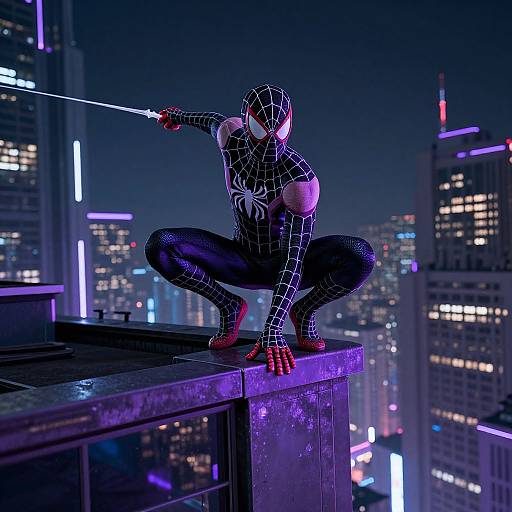 Futuristic Black & Purple Spider-Man