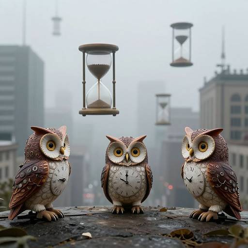 Clockwork Owls Rewriting Time