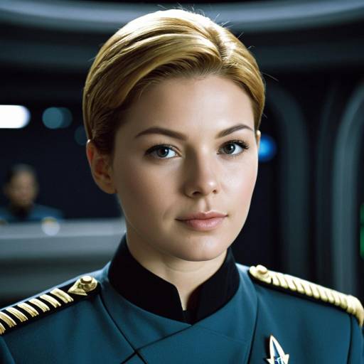 Female Star Trek Officer in Uniform