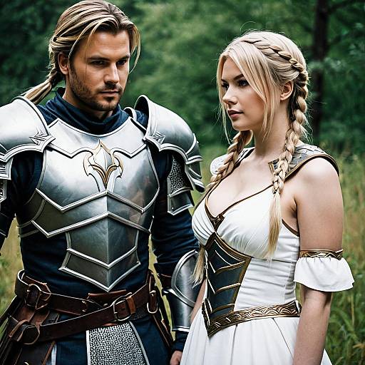 Anya Cosplay: Blonde Armor & Dress