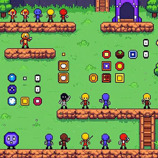 Fantasy Pixel Art Platform Sprites
