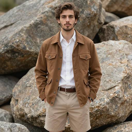 Casual Portrait of a Young Man