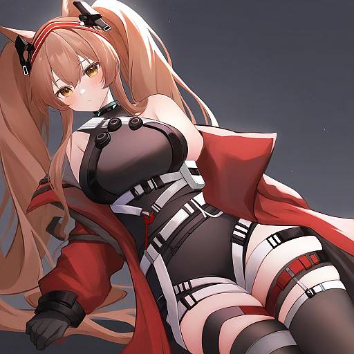 Illustration of Angelina (distinguished visitor) (arknights), arknights in the style of Festa11307070