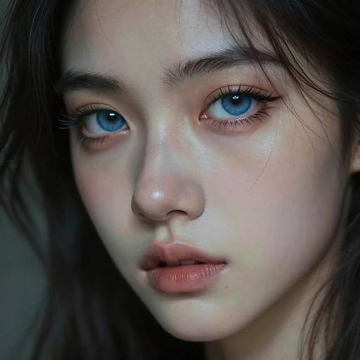 Enigmatic Artist Digital Portrait