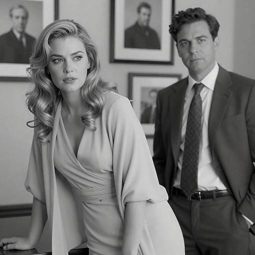 Intimate Black-and-White Portrait Session