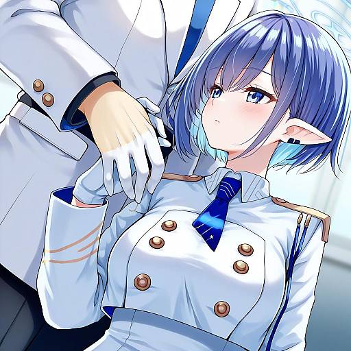 Illustration of Aoi (blue archive), blue archive in the style of Mimoto (aszxdfcv)