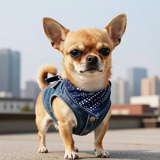Sassy Chihuahua Caricature with Attitude