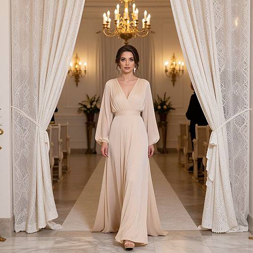 Serene Bride in Grand European Hall