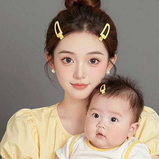 Tender Moments: Mother and Child Portrait