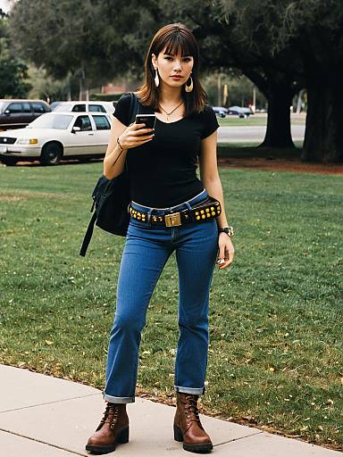 Mia Wallace Inspired Outdoor Fashion