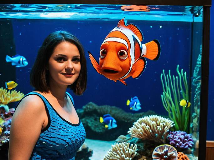 Nemo and Dory Adult Face Swap