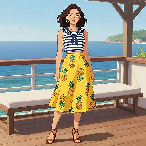 Nautical Summer Style on Ocean Deck