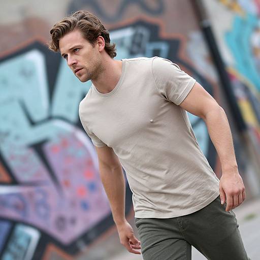 Modern Mullet Street Style Portrait