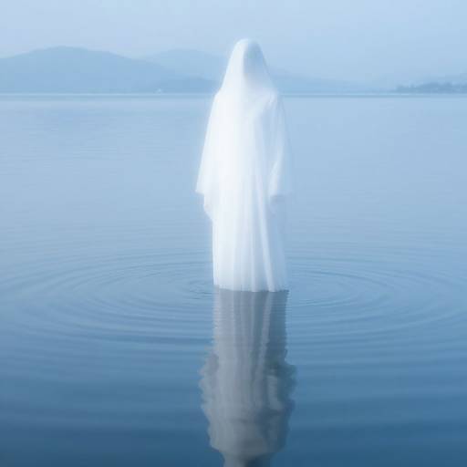 Ethereal Specter on Tranquil Lake