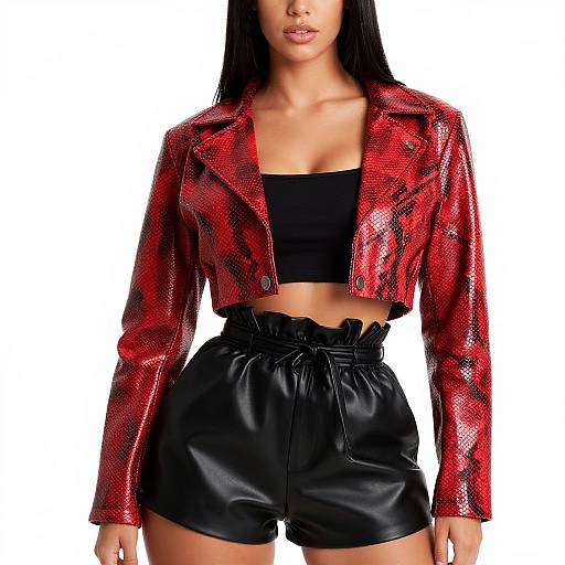 Edgy Street Style Woman Outfit