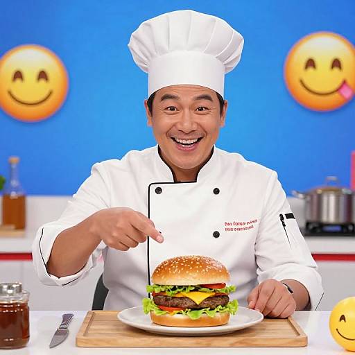 Kawaii Emojis Happy Chef TV Show