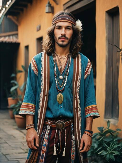 Cinematic Portrait of a Bohemian Man