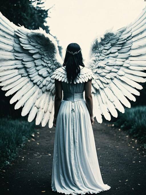 Ethereal Cosplay with Extra Large Angel Wings
