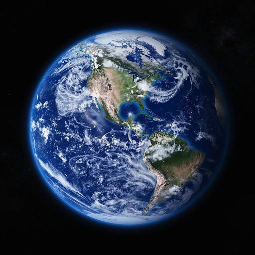 Vibrant Earth From Space