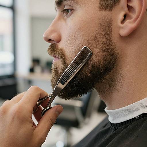 Beard Styling Close-Up Tutorial