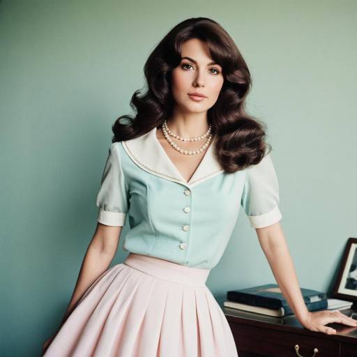 Elegant 1960s French Woman Portrait