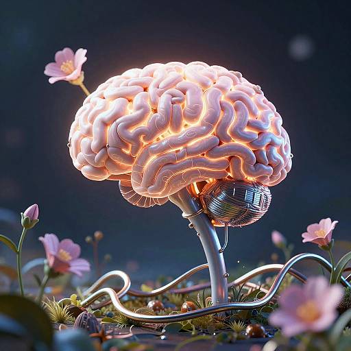 Surreal AI Nature Fusion Album Art