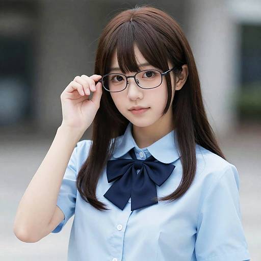 Mei Anime Cosplay with Glasses
