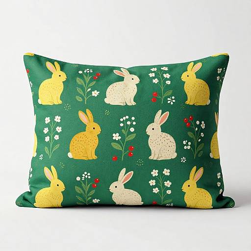 Vibrant Tutti Fruity Forest Cushion