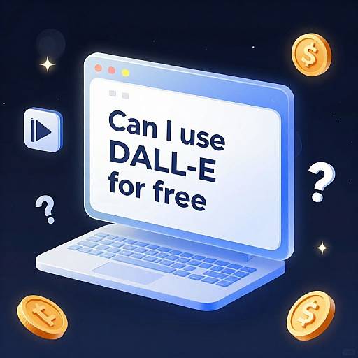 Digital illustration of a glowing blue laptop displaying 